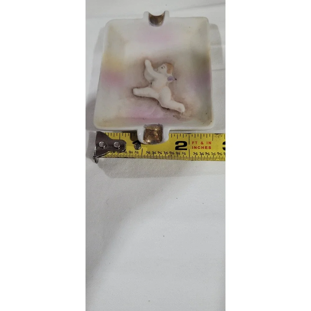 Hal-Sey Fifth Porcelain Ashtray Cigarette Tobacco VINTAGE Cherub Angel